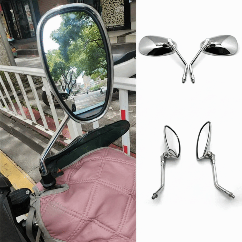 Mirror Extender Bar - Rectangular Motorcycle Mirrors Rotatable Universal Motorbike
