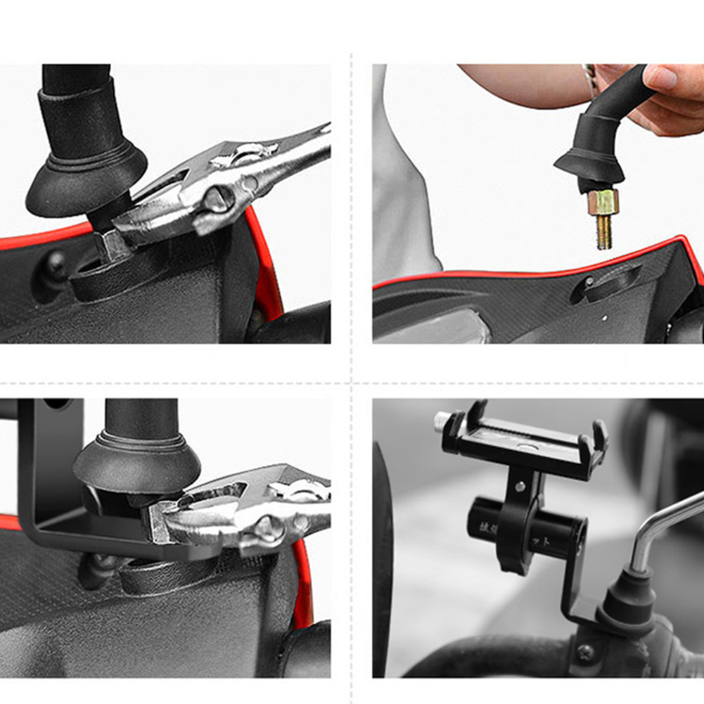 Mirror Extender Bar - Bicycle Rearview Mirror Mount Extender Holder