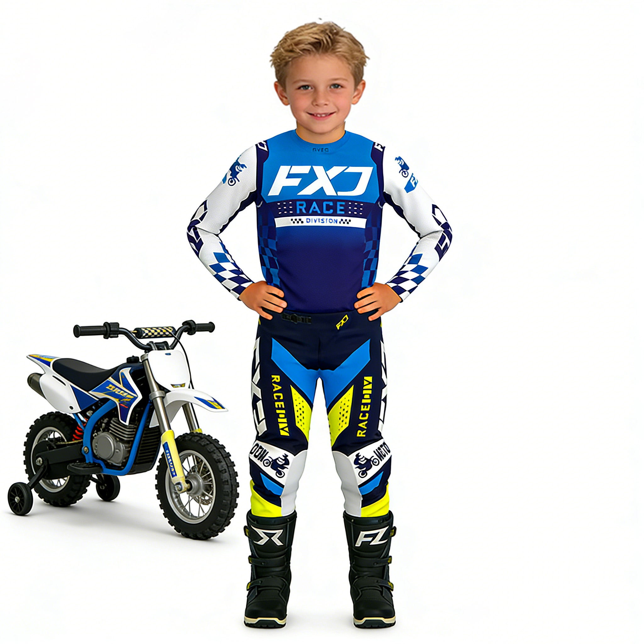 Motorcycle Gear For Kids - motocross child set Motorcycle jersey and