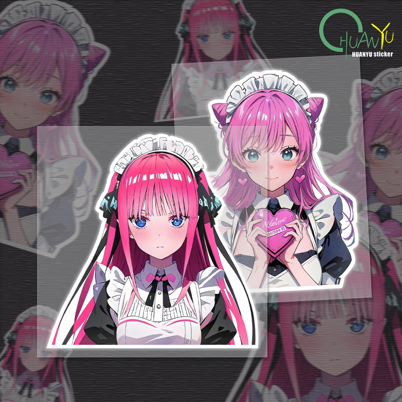 Motorcycle Gear Hub - JDM Cute Girl Anime Car Sticker