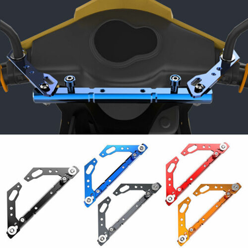 Mirror Extender Bar - Red Motorcycle Mirror Seat Multifunctional Extension