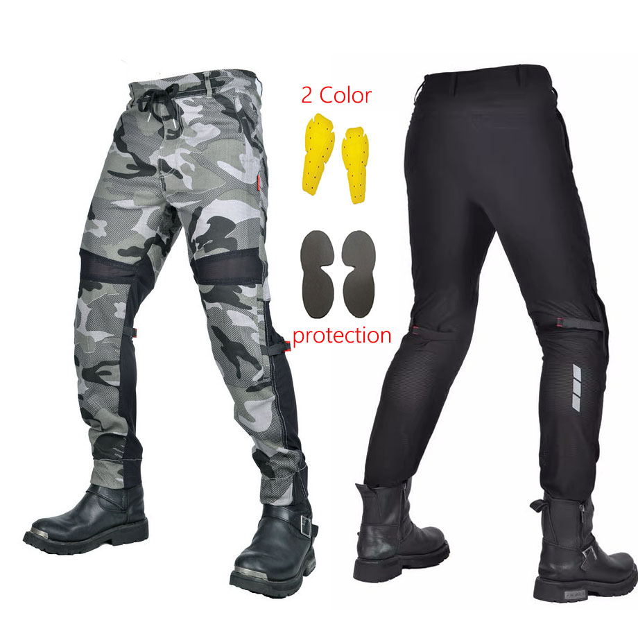 Motorcycle Gear Jeans - Classic Motorcycle Pants Camo Jeans Motocross