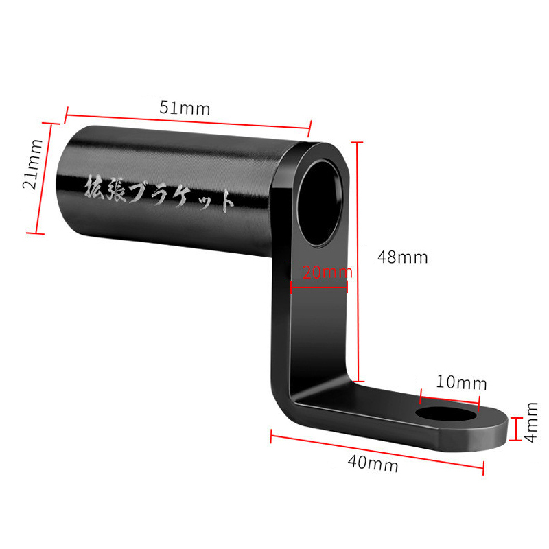 Mirror Extender Bar - Rearview Mirror Mount Extender Bracket Holder