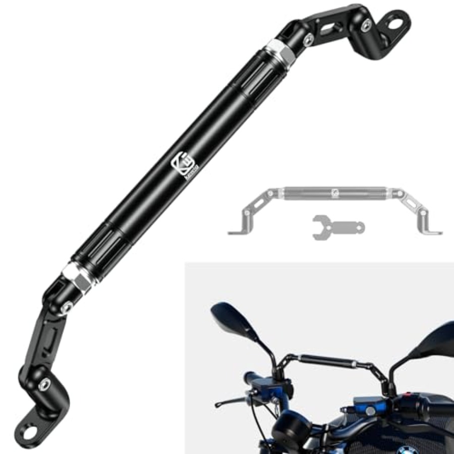 Mirror Extender Bar - Motorcycle Cross Bar Fit M10 and