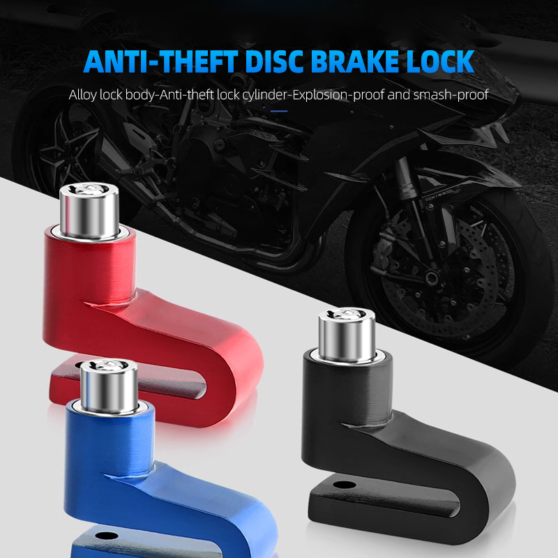 Disc Lock Brake - Portable High Security Motorcycle Disc Brake