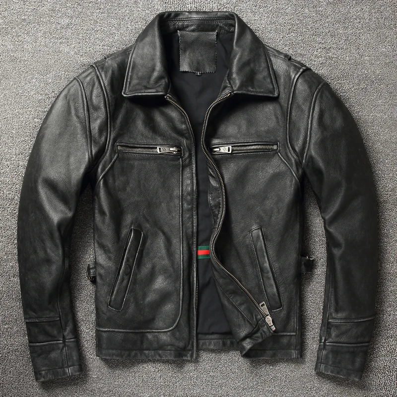 Riding Jacket Leather - 2025 Retro Style 100% Top Layer