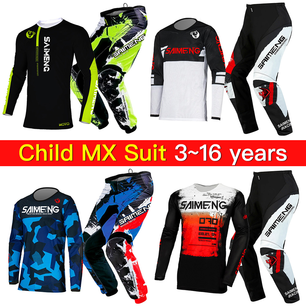 Motorcycle Gear For Kids - Enduro Suit Child Motorcycle Gear Kids