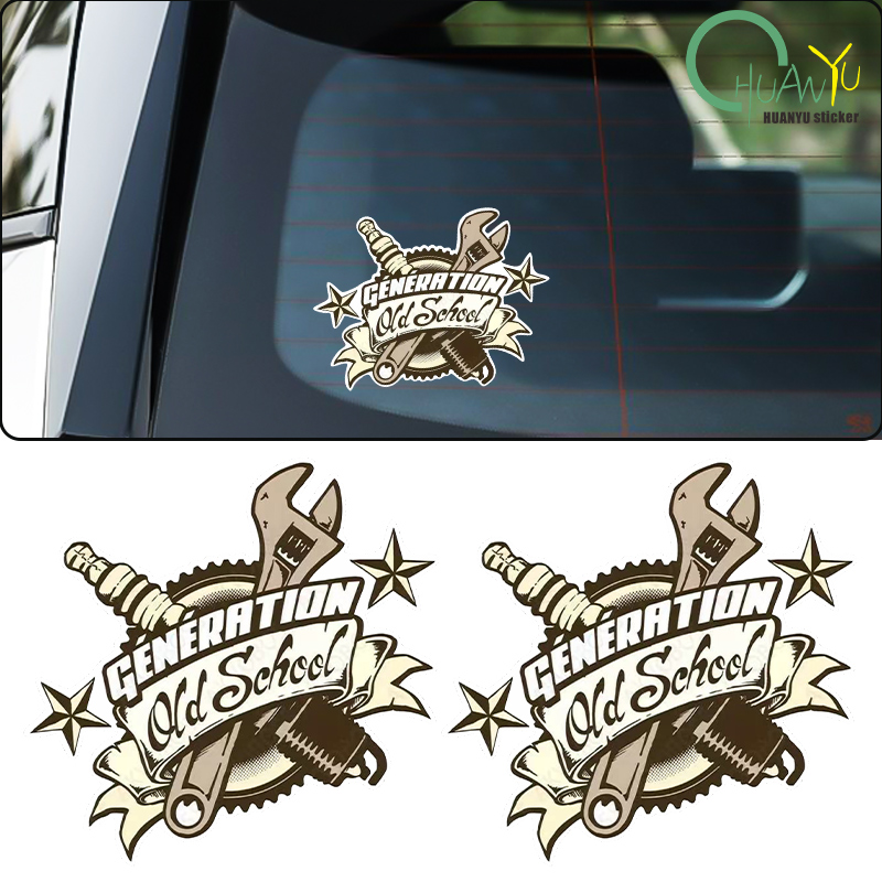Motorcycle Gear Used - Old School Refrigerator Motorcycle Stickers Personalized