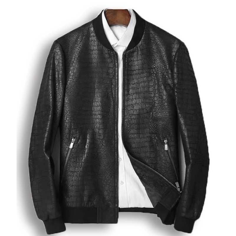 Riding Jacket Leather - Spring/Winter Genuine Leather Jacket For Men