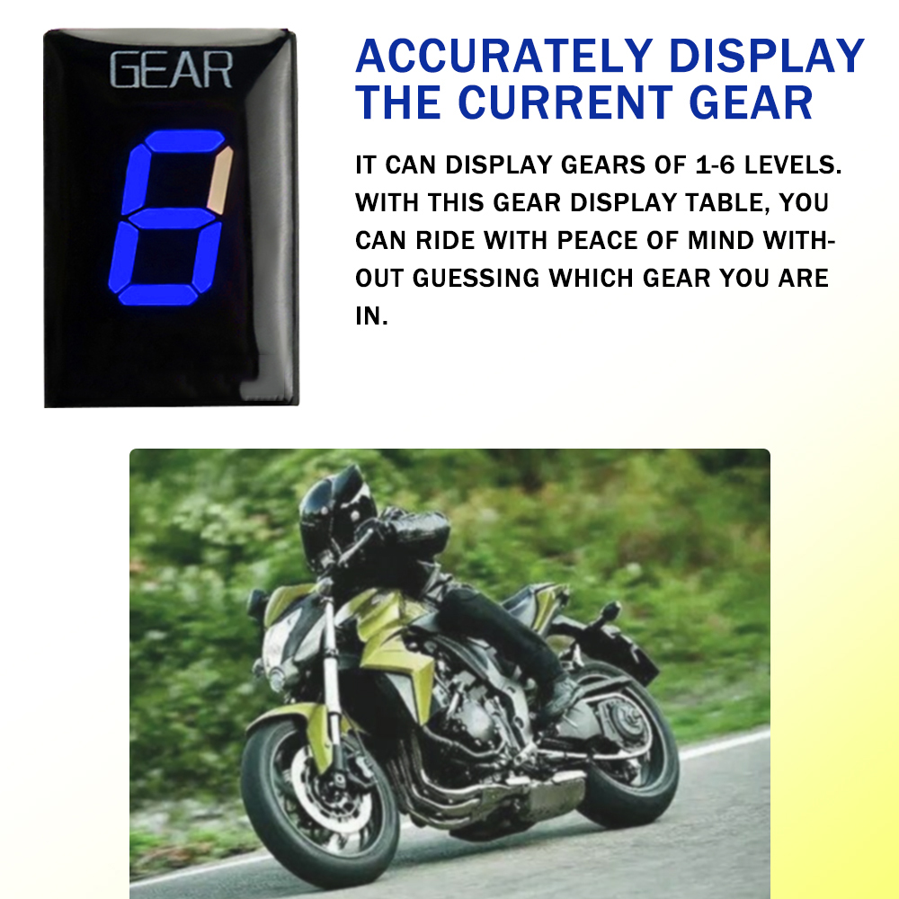 Motorcycle Gear Display Indica - Motorcycle Gear Display recension och pris