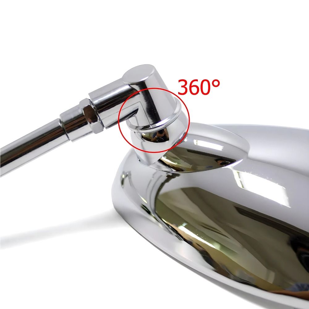 Rectangular Motorcycle Mirrors - Mirror Extender Bar reseña y precio