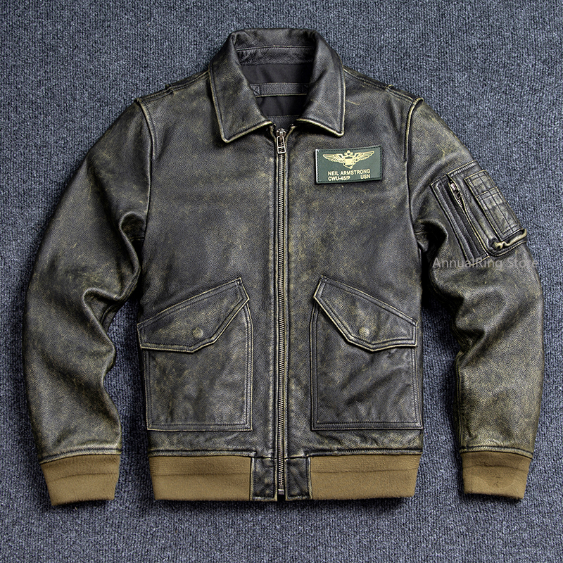 Bomber 45P Genuine Leather Jac - Riding Jacket Leather reseña y precio
