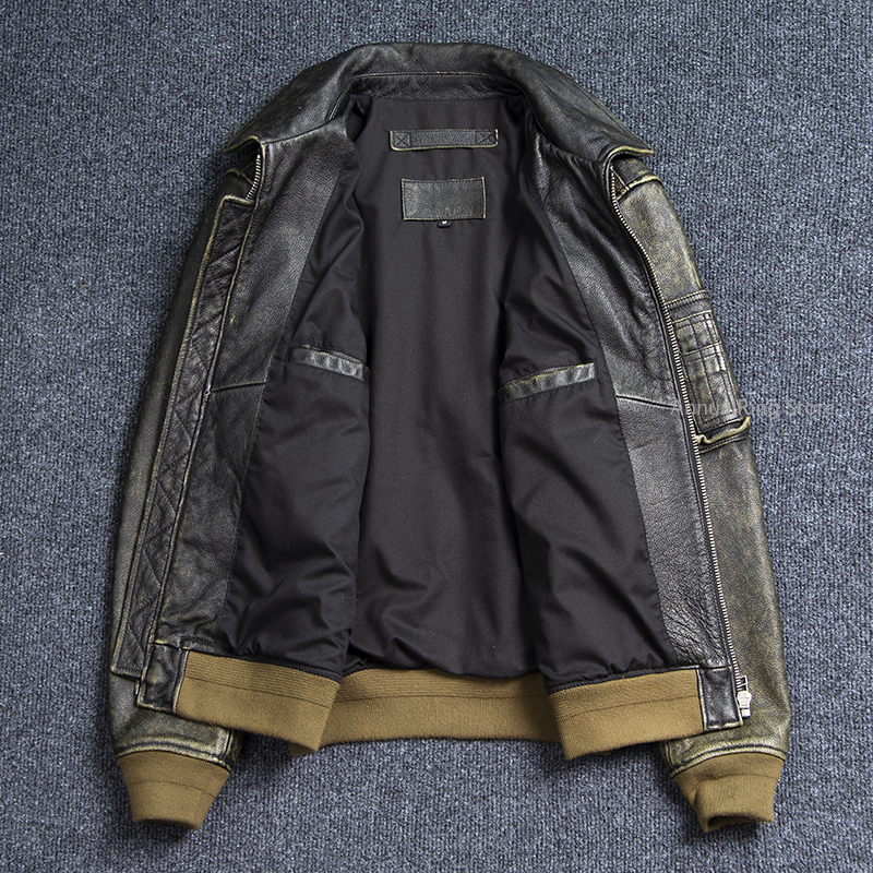 Bomber 45P Genuine Leather Jac - Riding Jacket Leather reseña y precio