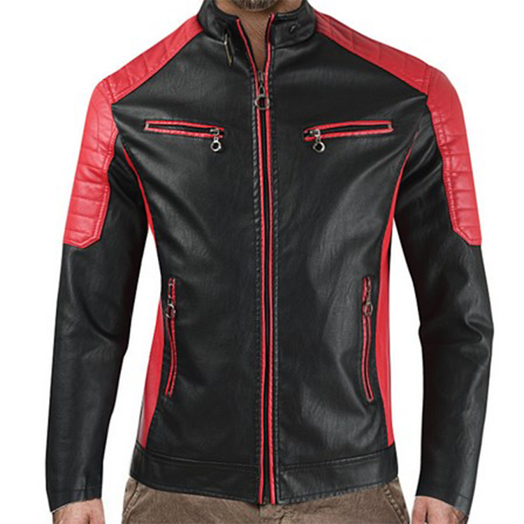 Men Motorcycle Leather Jacket  - Riding Jacket Leather reseña y precio