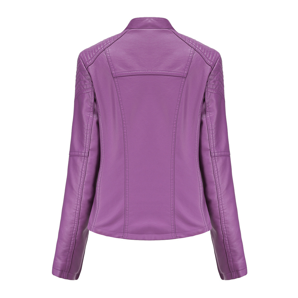 New Spring Autumn Women Faux L - Riding Jacket Leather reseña y precio
