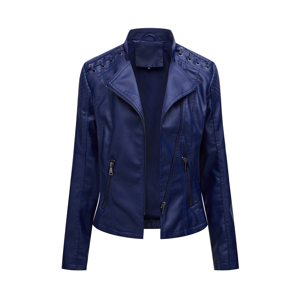 New Spring Autumn Women Faux L - Riding Jacket Leather reseña y precio