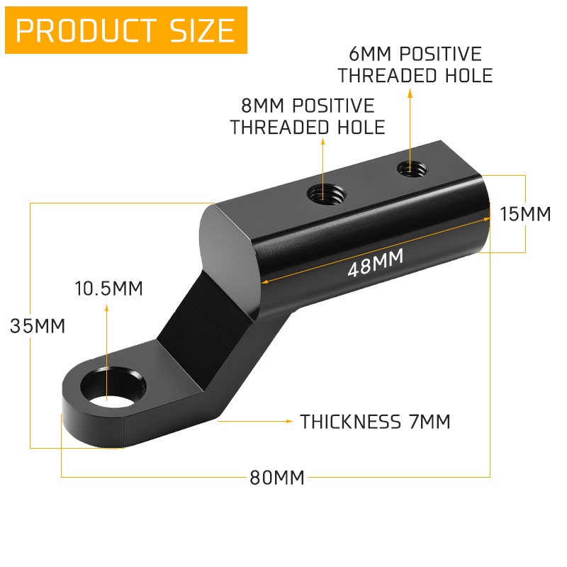 Motorcycle Aluminum Alloy Phon - Mirror Extender Bar reseña y precio