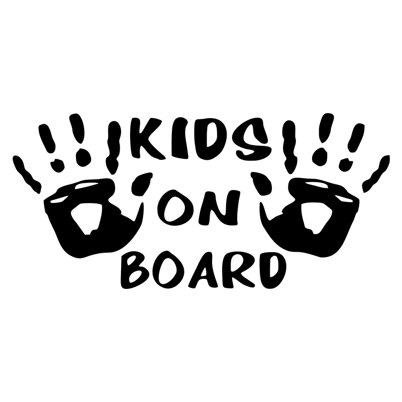 3D Car Sticker KIDS ON BOARD C - Motorcycle Gear For Kids recension och pris