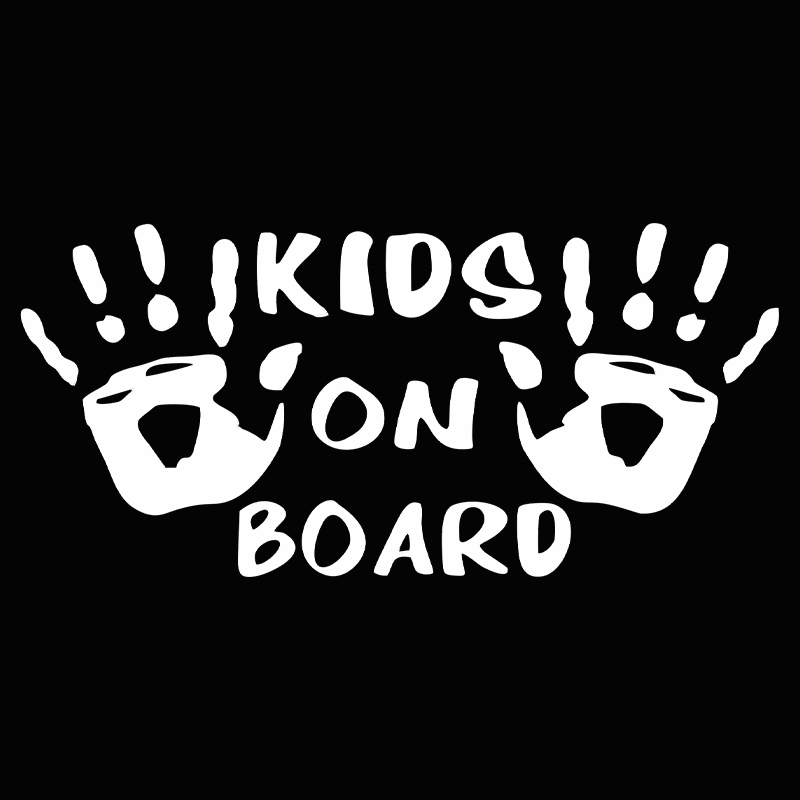 3D Car Sticker KIDS ON BOARD C - Motorcycle Gear For Kids recension och pris