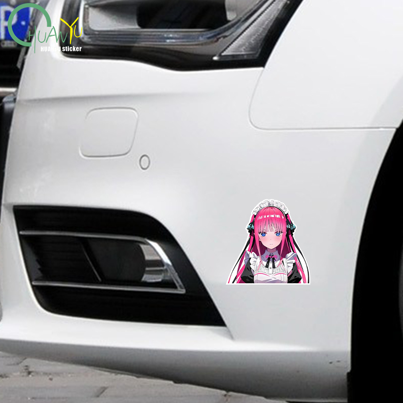 JDM Cute Girl Anime Car Sticke - Motorcycle Gear Hub reseña y precio