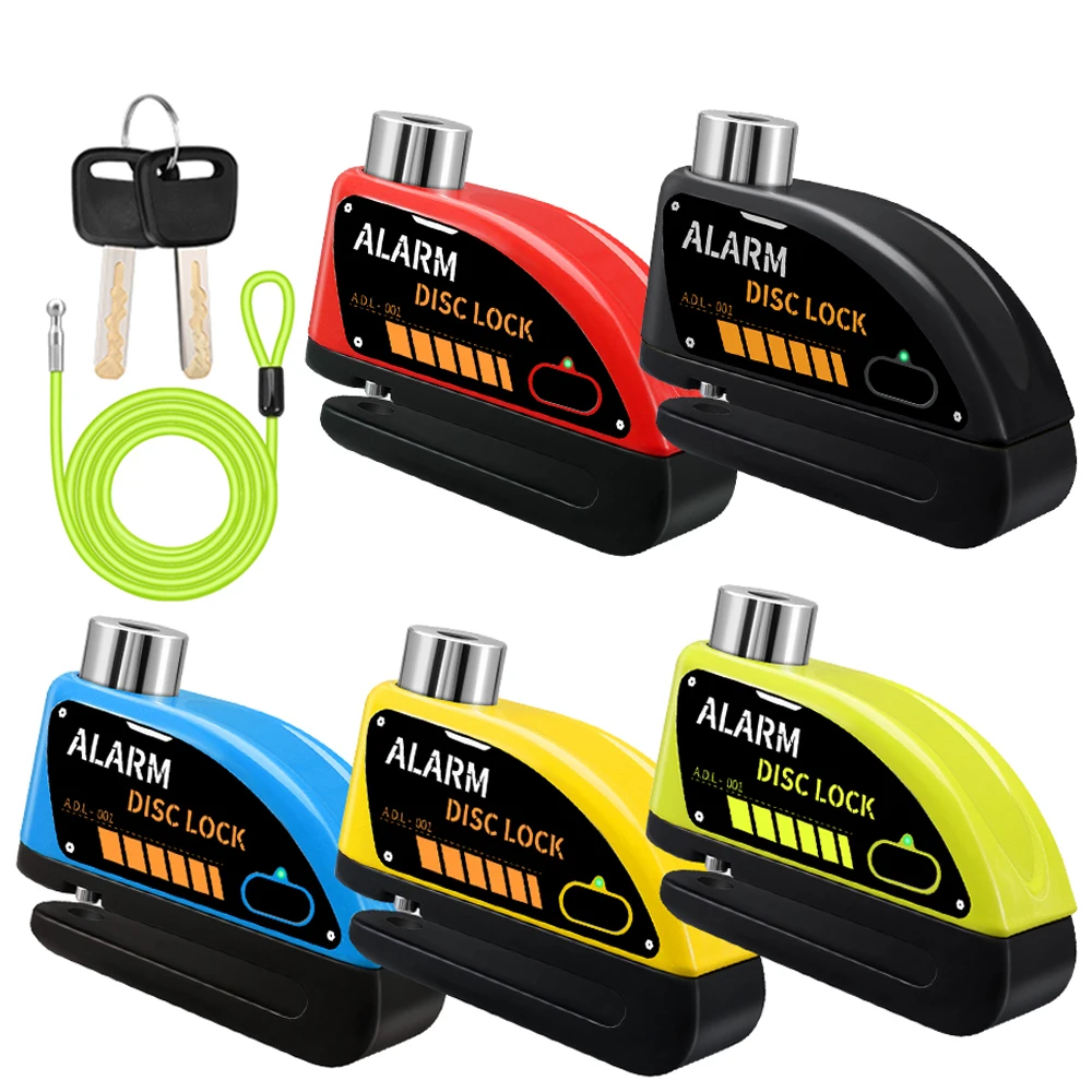 New Bike Motorcycle Alarm Disc - Disc Lock Brake recension och pris