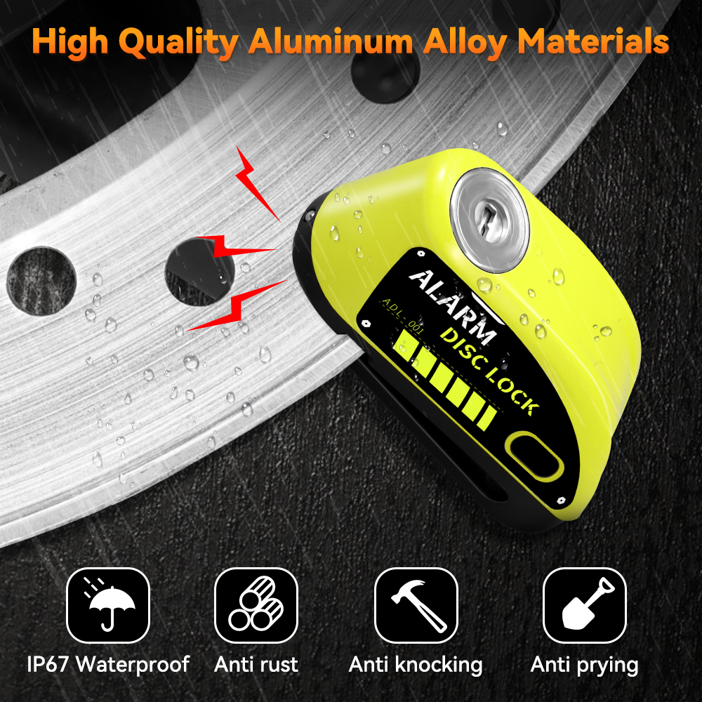 New Bike Motorcycle Alarm Disc - Disc Lock Brake recension och pris