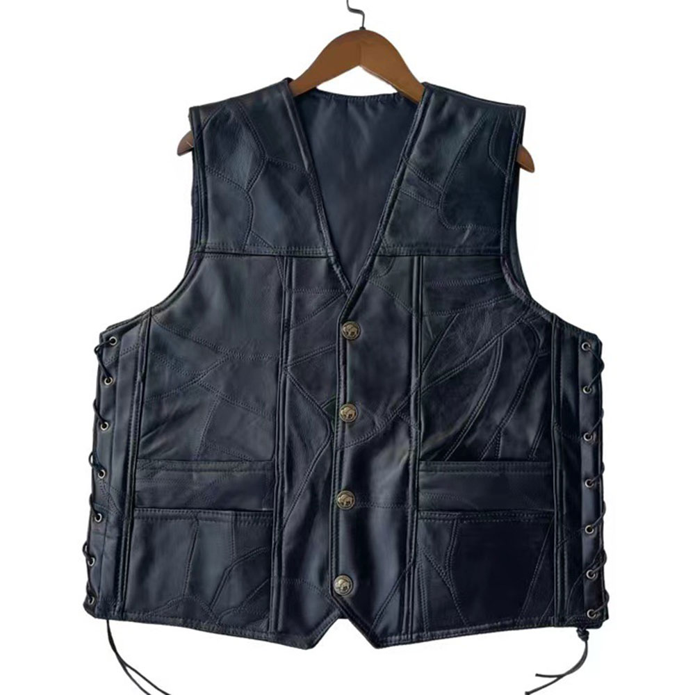 PU Leather Motorcycle Jacket V - Riding Jacket Leather reseña y precio