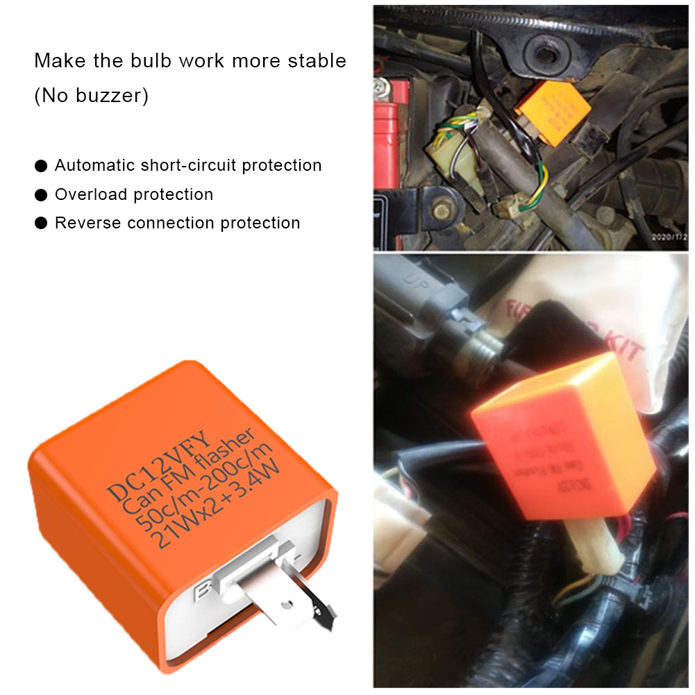 DV 12V LED Flasher Adjustable  - Motorcycle Gear On Sale recension och pris