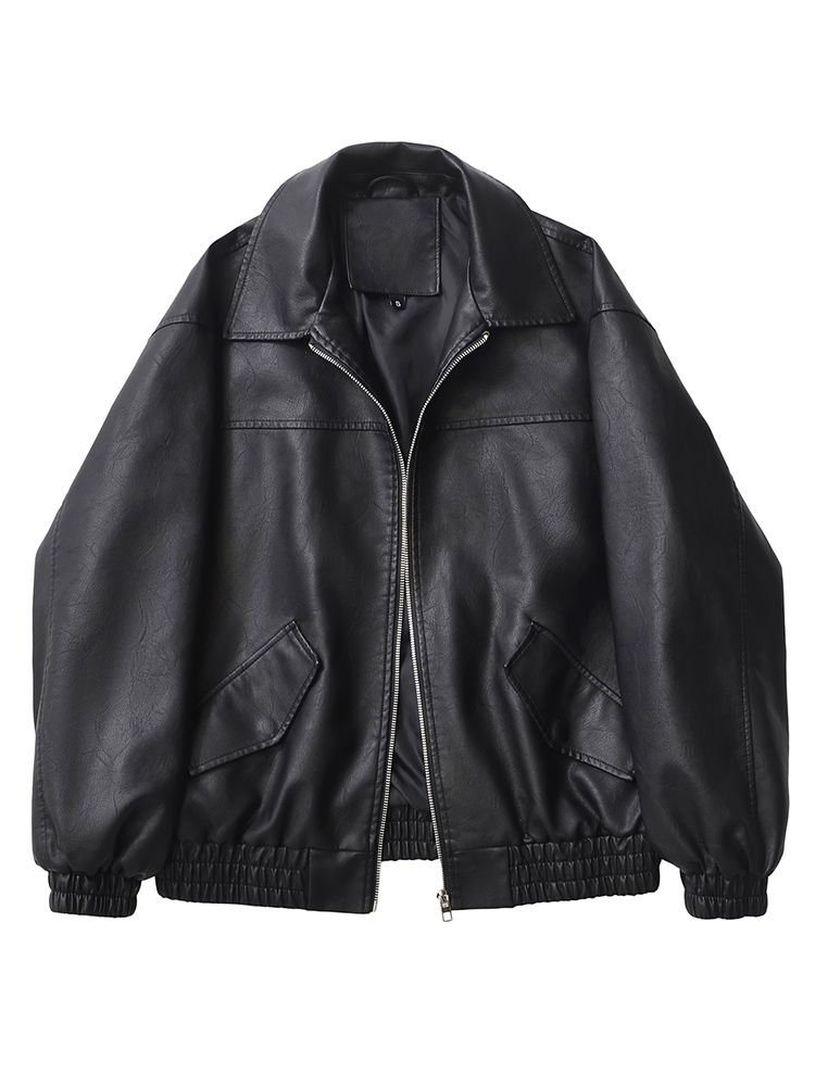 Ailegogo Streetwear Women Retr - Riding Jacket Leather reseña y precio