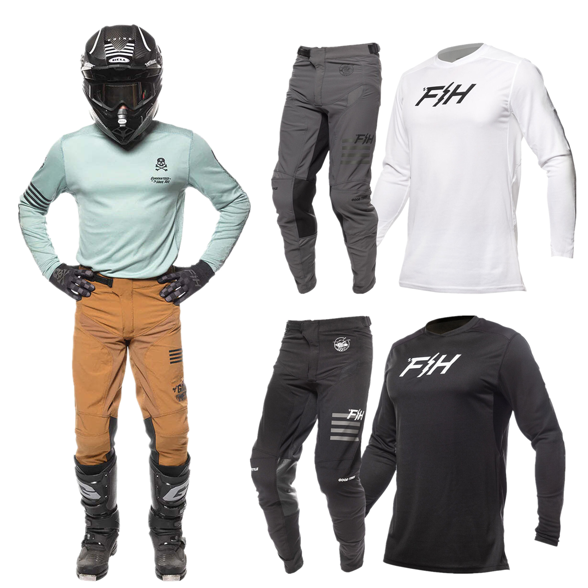 2026 FH Motocross Gear Set Top - Motorcycle Gear Bundle recension och pris