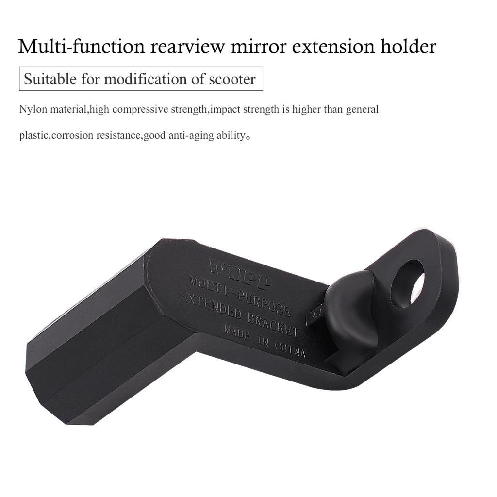 Motorcycle Rearview Mirror Ext - Mirror Extender Bar reseña y precio