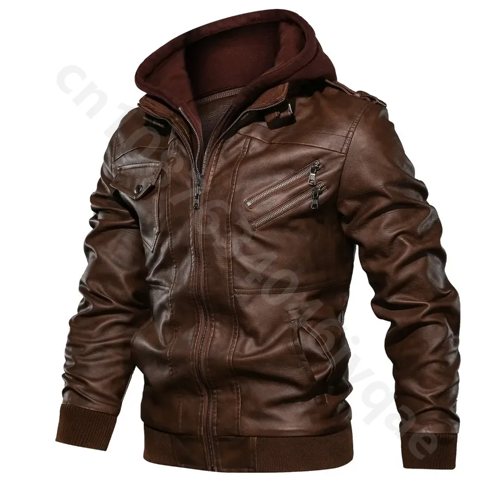 Men's Motorcycle Riding PU Lea - Riding Jacket Leather reseña y precio
