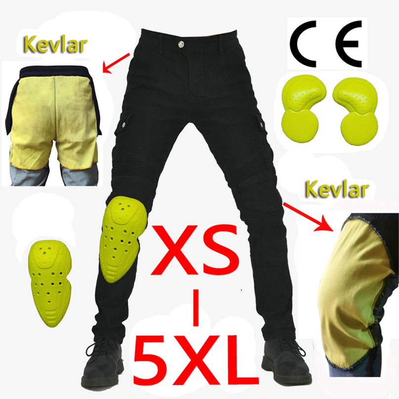 Kevlar Motorcycle Pants Men Pr - Motorcycle Gear Jeans reseña y precio
