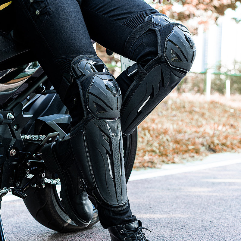 Motorcycle Knee Pads Three-sec - Motorcycle Gear Protection Levels recension och pris