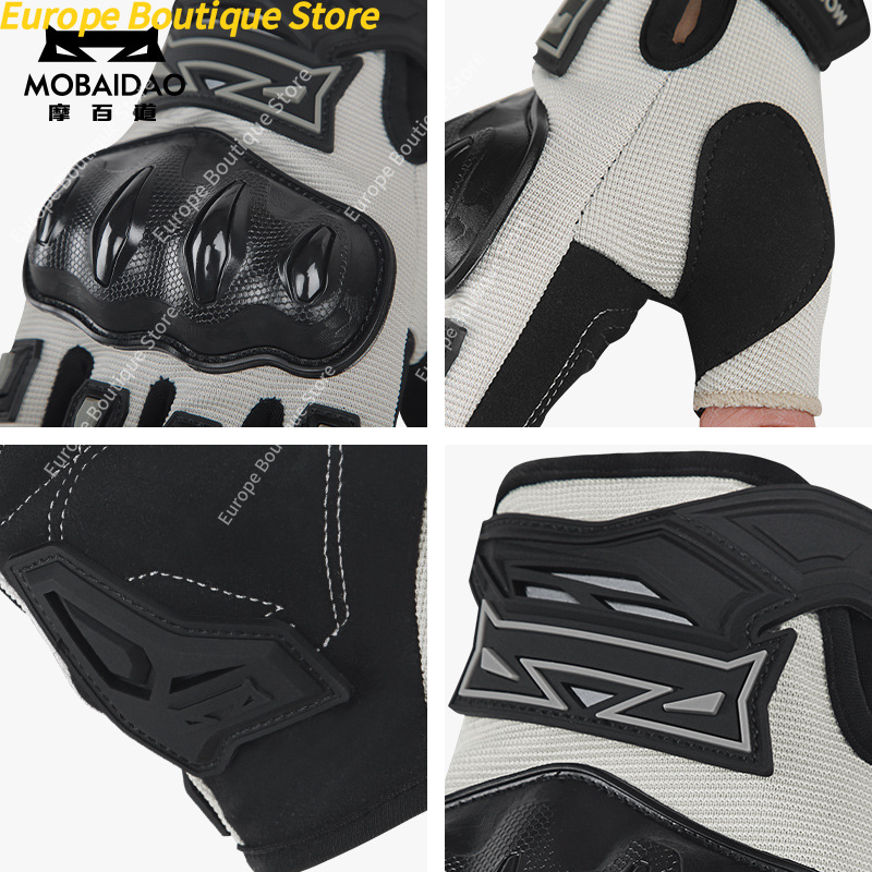 Mobaidao Summer Breathable Hal - Motorcycle Gear Gloves recension och pris