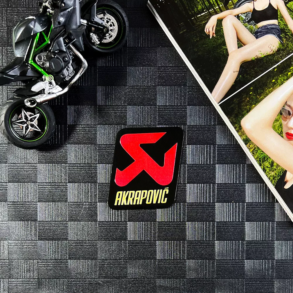 Motorcycle Exhaust Decals, 3D  - Motorcycle Gear Hub recension och pris