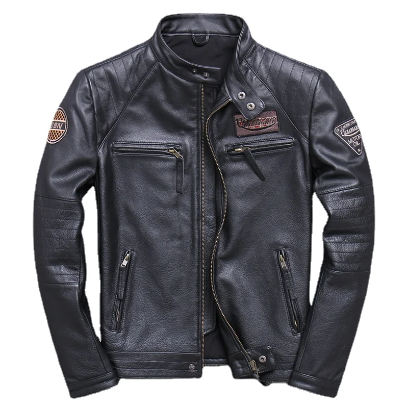 Fashion Biker Jackets Vintage  - Riding Jacket Leather reseña y precio