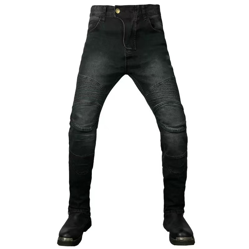 New Motocross Black Gray Pants - Motorcycle Gear Jeans reseña y precio