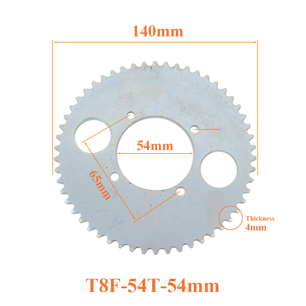 T8F 54T chain plate 54mm 54 To - Motorcycle Gear Bundle recension och pris