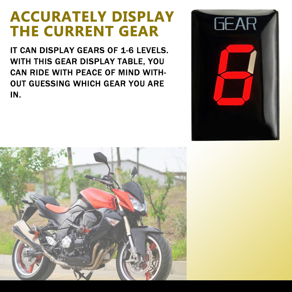 For Kawasaki Z750 Z1000 Z-750  - Motorcycle Gear Display recension och pris