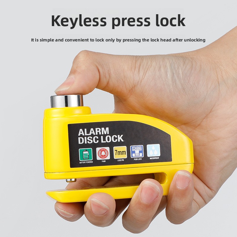 Bicycle Disc Brake Lock Alarm, - Disc Lock Brake recension och pris