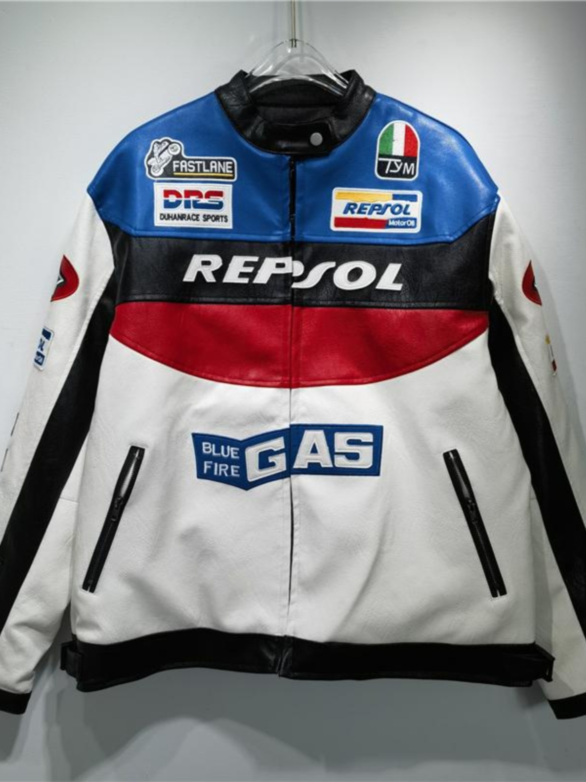 Stylish Retro Motorcycle Ridin - Riding Jacket Leather reseña y precio