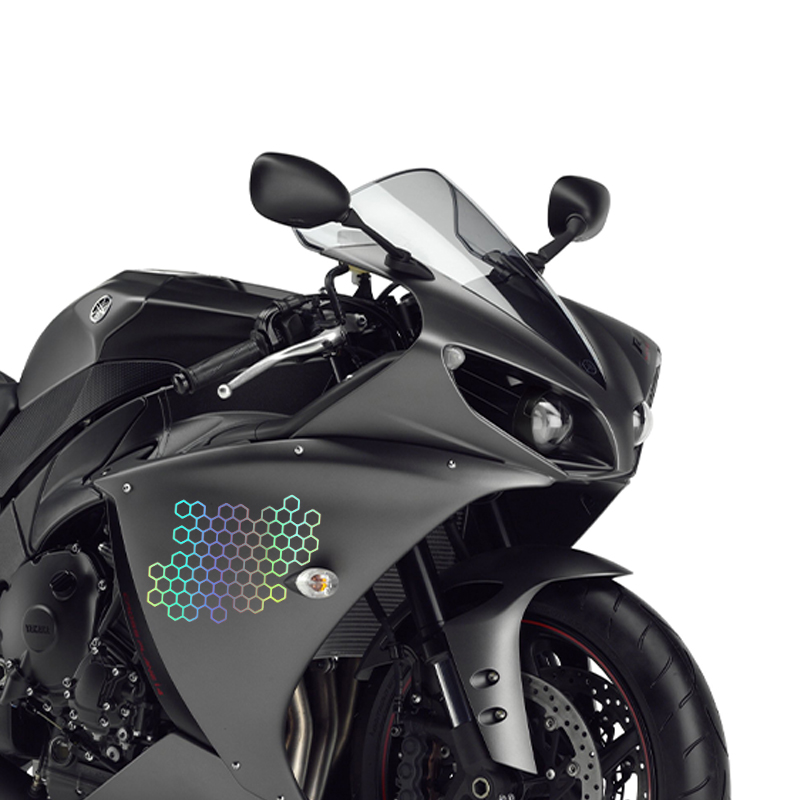 Motorcycle Sticker Honeycomb H - Motorcycle Gear Hub recension och pris