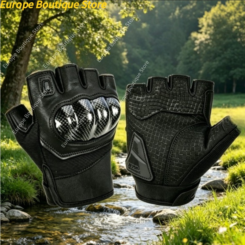 Half Finger Motorcycle Gloves  - Motorcycle Gear Gloves recension och pris