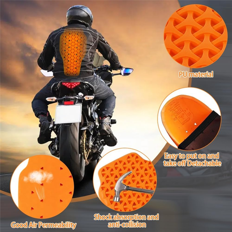 Motorcycle Back Protector Jack - Riding Jacket Leather reseña y precio