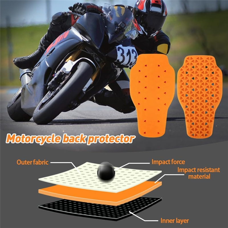 Motorcycle Back Protector Jack - Riding Jacket Leather reseña y precio