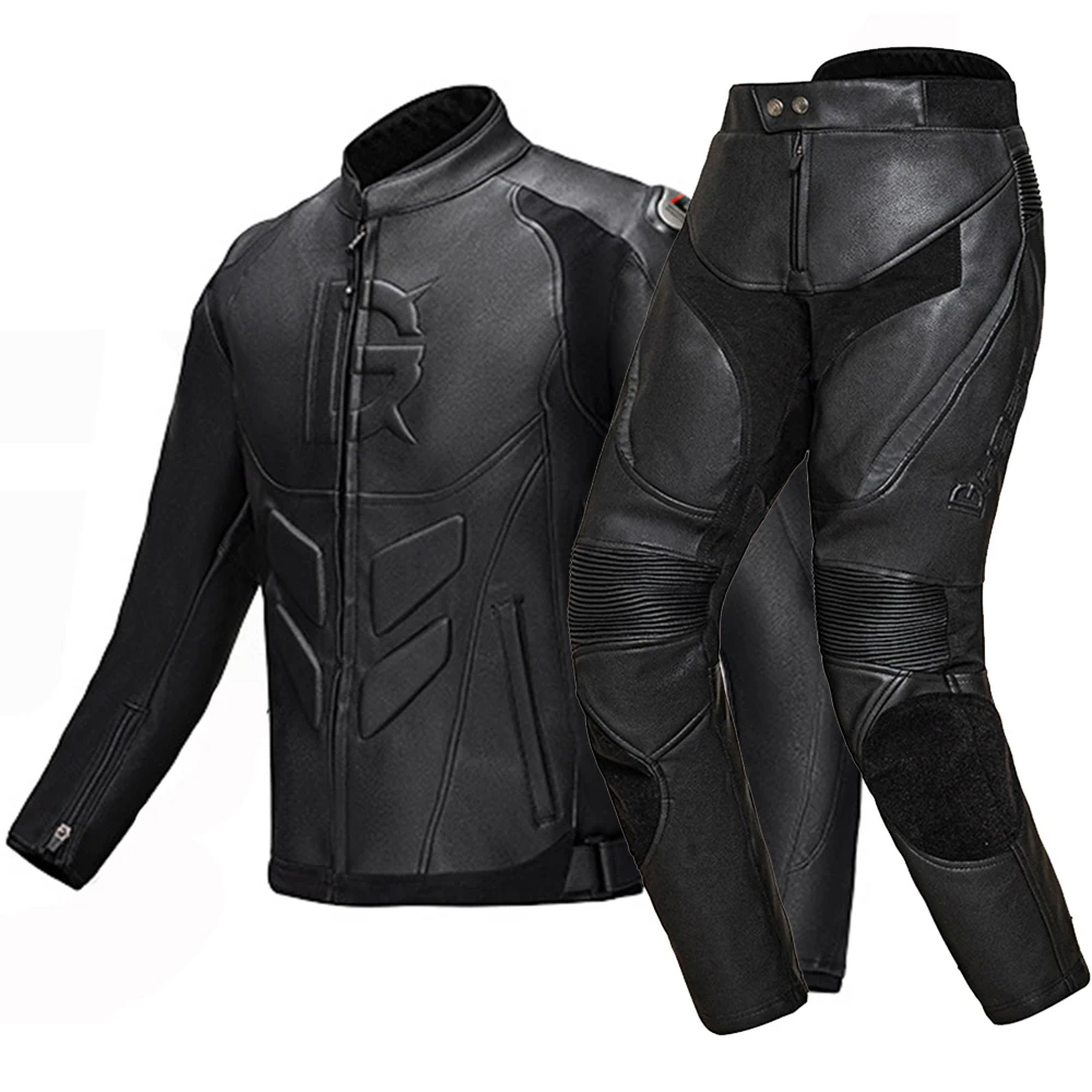 GHOST RACING Winter Motorcycle - Riding Jacket Leather reseña y precio