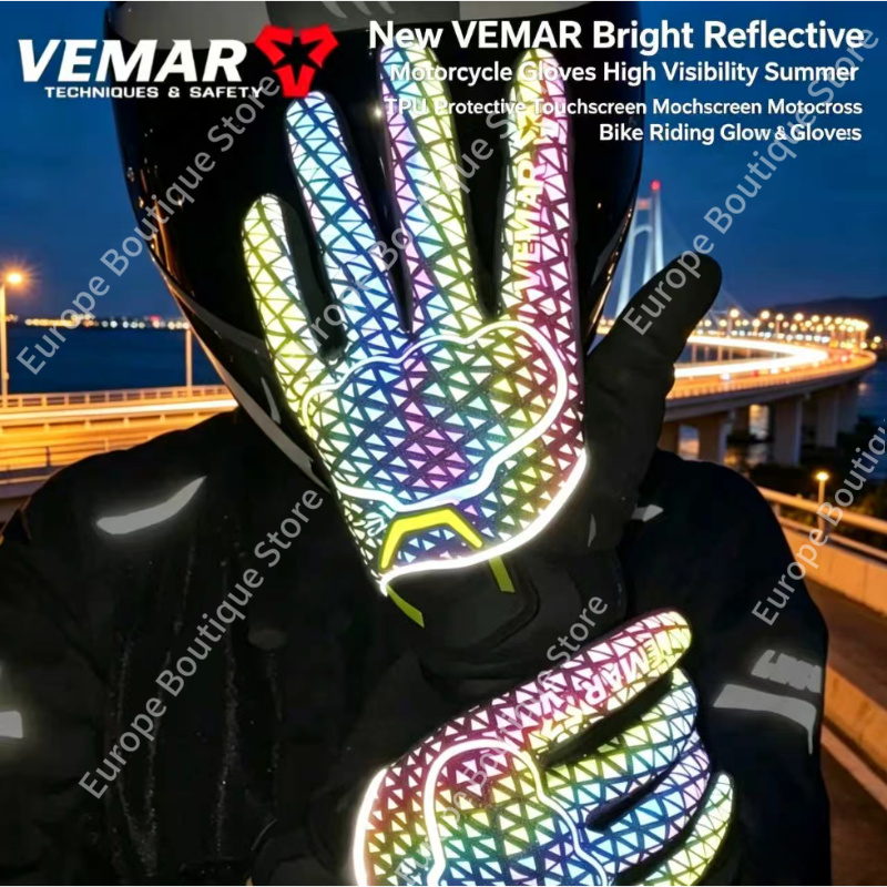 2026 NEW VEMAR High Visibility - Motorcycle Gear Gloves recension och pris