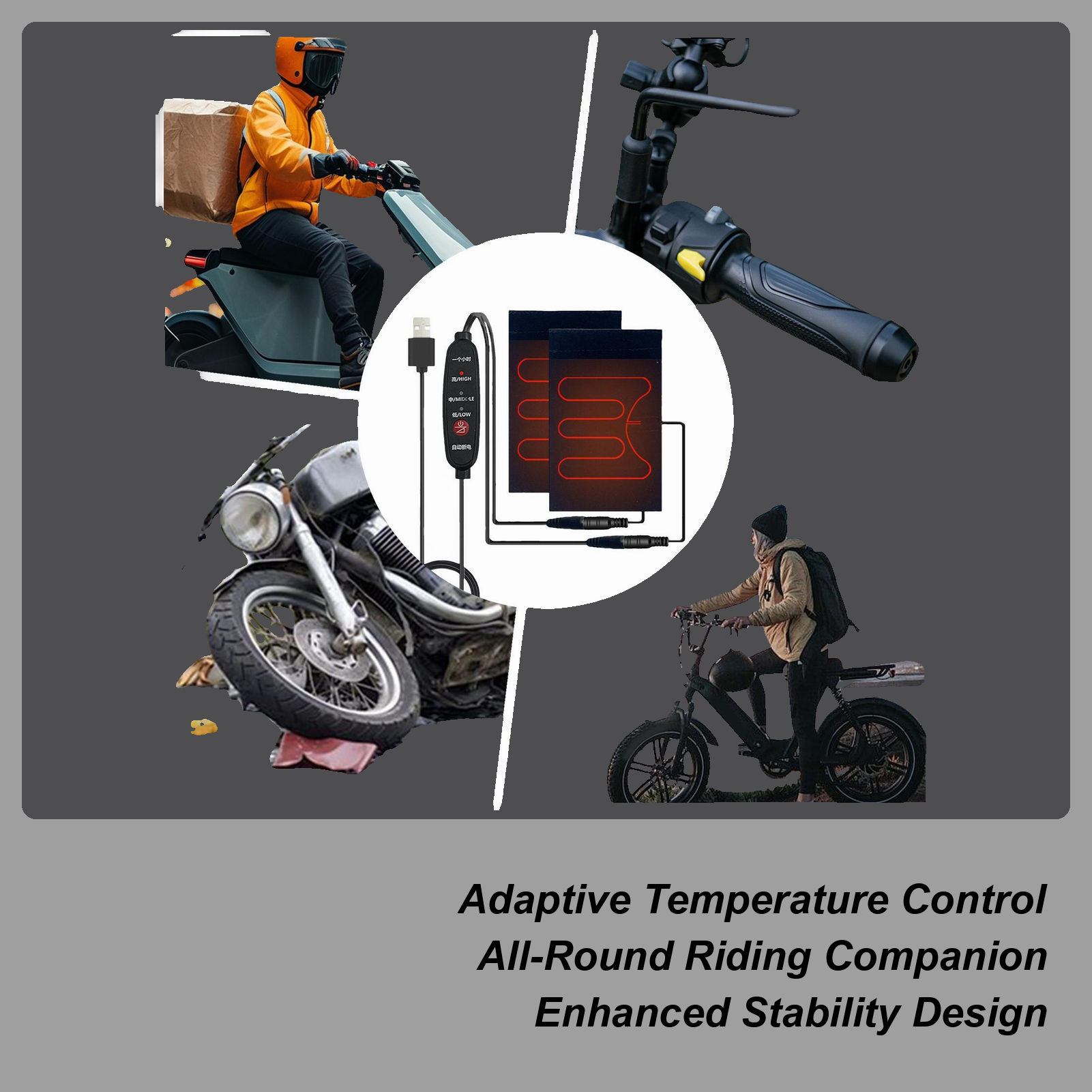 Handlebar Heater 5V Heated Mot - Motorcycle Gear Protection Levels recension och pris