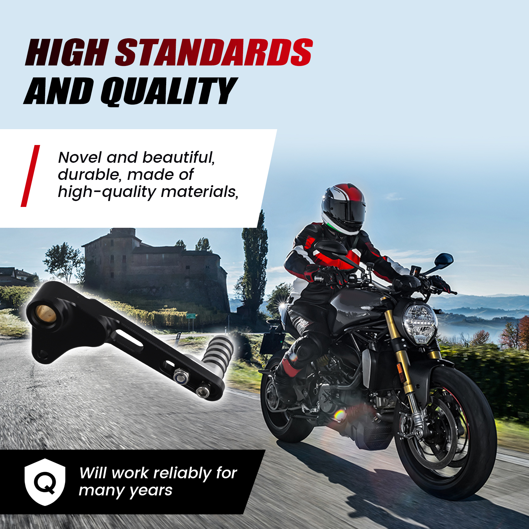 A11M-Motorcycle Adjustable Gea - Motorcycle Gear Shifter reseña y precio